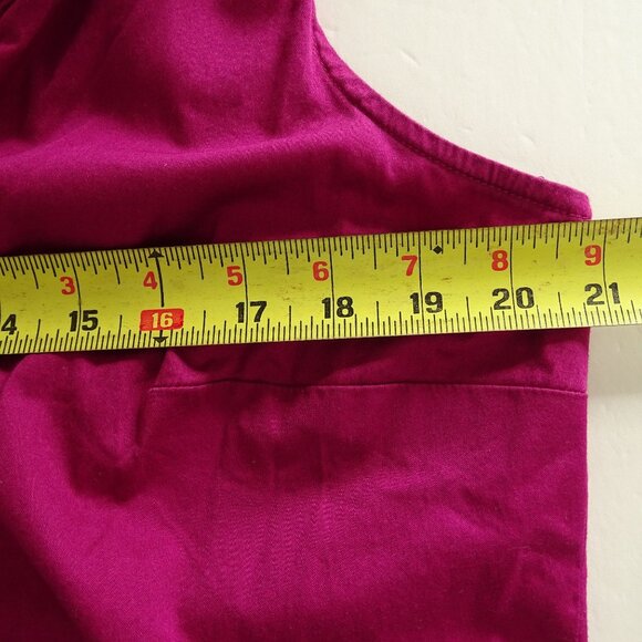 Venezia Sleeveless V-neck Collared Wrap Blouse Women Size 14 16 Tie Back - Picture 6 of 8